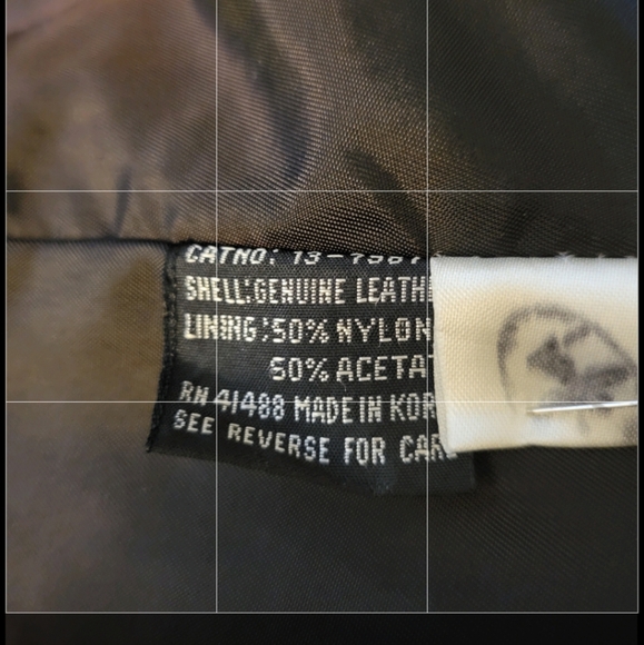 Rare Vintage Avant Garde Korean Made Oversized 100%  Leather Trench Coat Size 4 - Picture 14 of 16